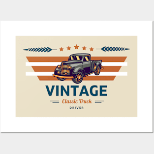 Classic Truck Driver - Vintage Posters and Art
